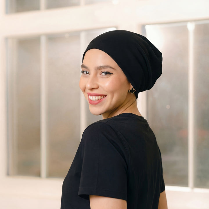 6Q Beanie Black