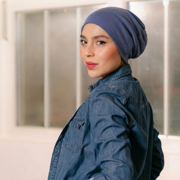 6Q Beanie Denim