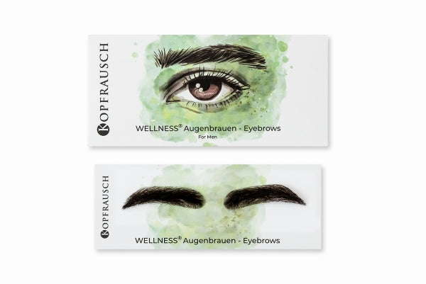 Wellness Augenbrauen Echthaar Herren