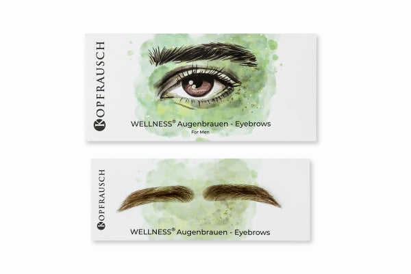 Wellness Augenbrauen Echthaar Herren