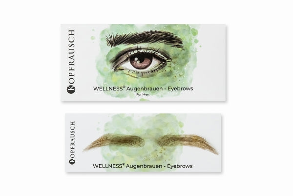 Wellness Augenbrauen Echthaar Herren