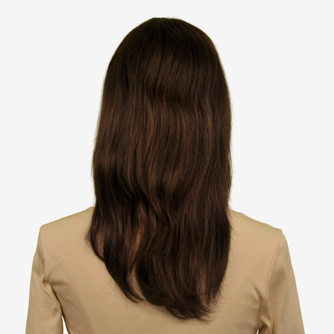 Echthaar-Perücke Sion - Dunkelbraun