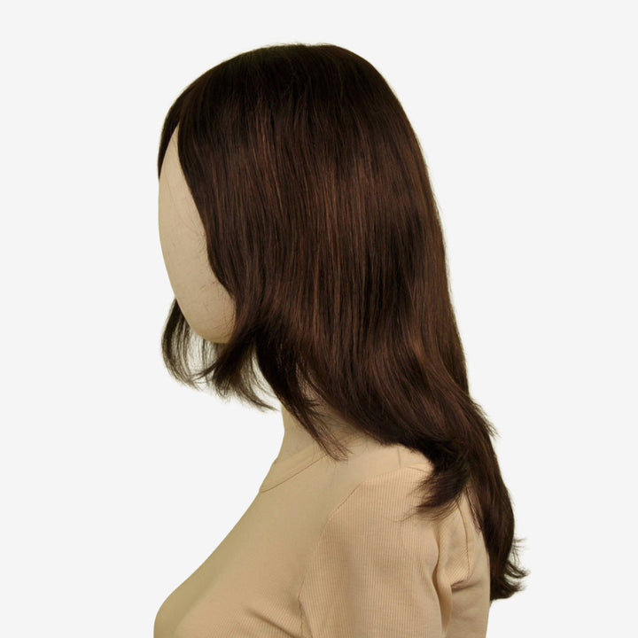 Echthaar-Perücke Sion - Dunkelbraun
