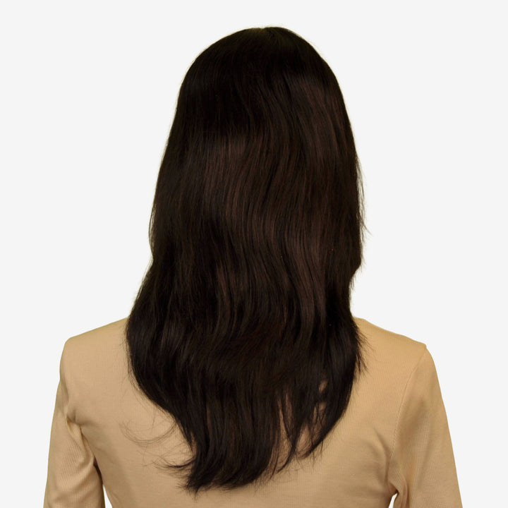 Echthaar-Perücke Sion - Schwarz