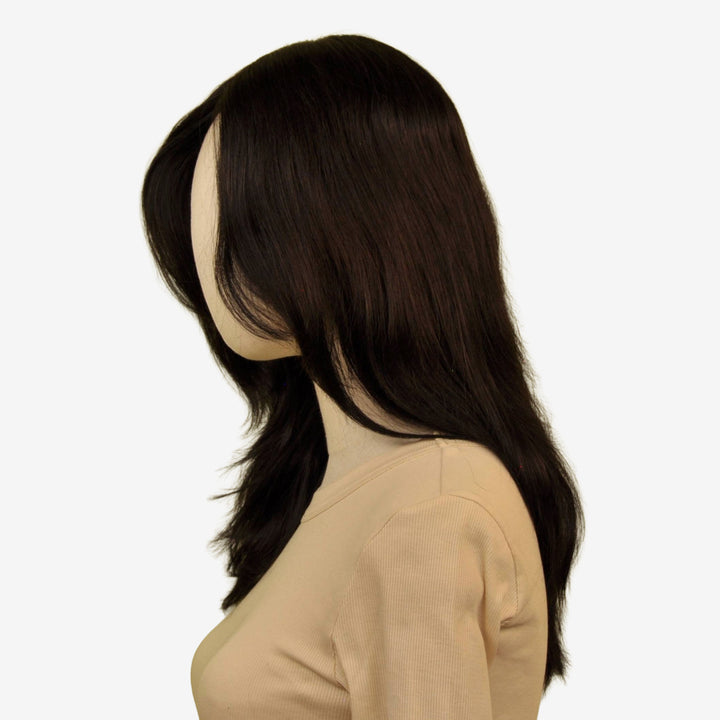 Echthaar-Perücke Sion - Schwarz