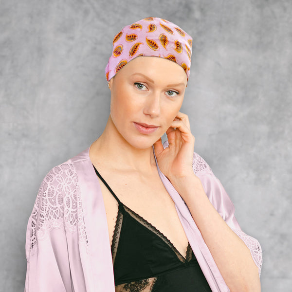 Nachtmütze Neyla Foglie Pink