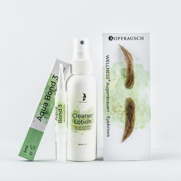 Set Augenbrauen Echthaar Herren