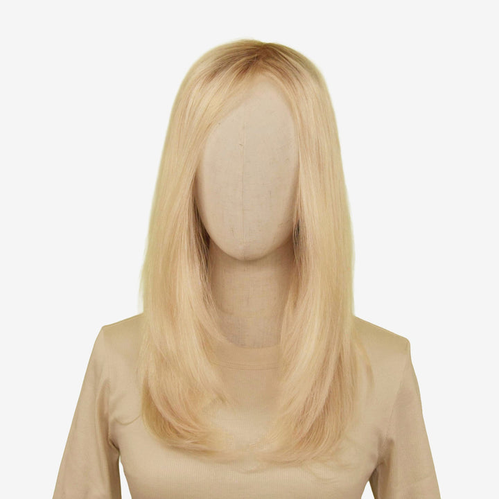 Echthaar-Perücke Luzern - Champagnerblond