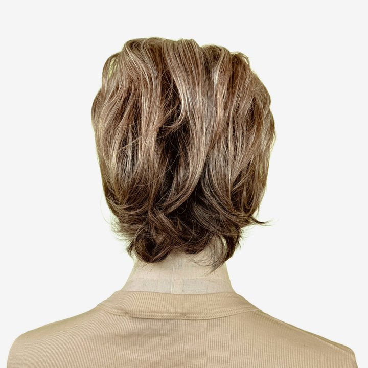 Hitzebeständige Kunsthaar-Perücke Biel - Taupe