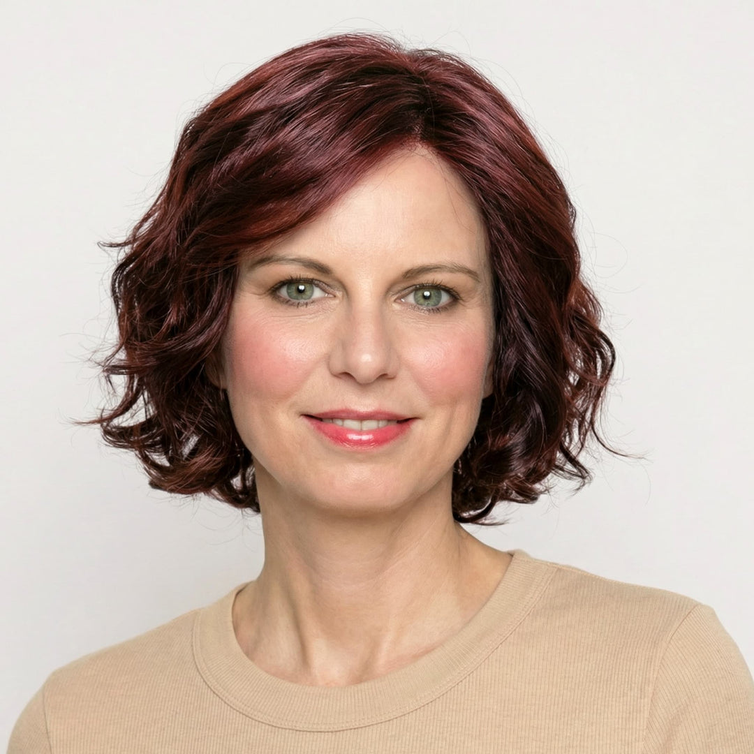 Hitzebeständige Kunsthaar-Perücke Freiburg - Ebenholz