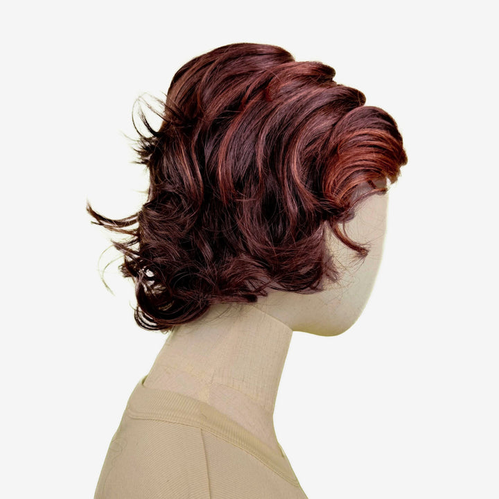Hitzebeständige Kunsthaar-Perücke Freiburg - Ebenholz