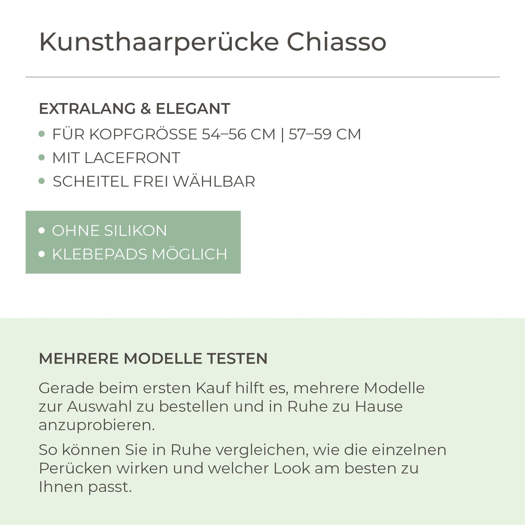 Kunsthaar-Perücke Chiasso - Sonnenbraun