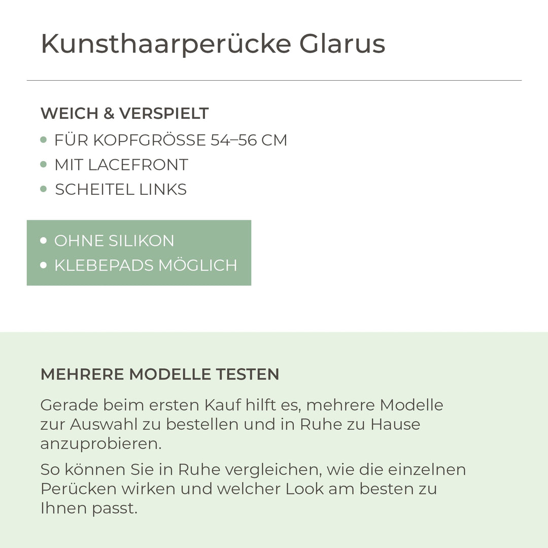 Kunsthaar-Perücke Glarus - Nordlichtblond