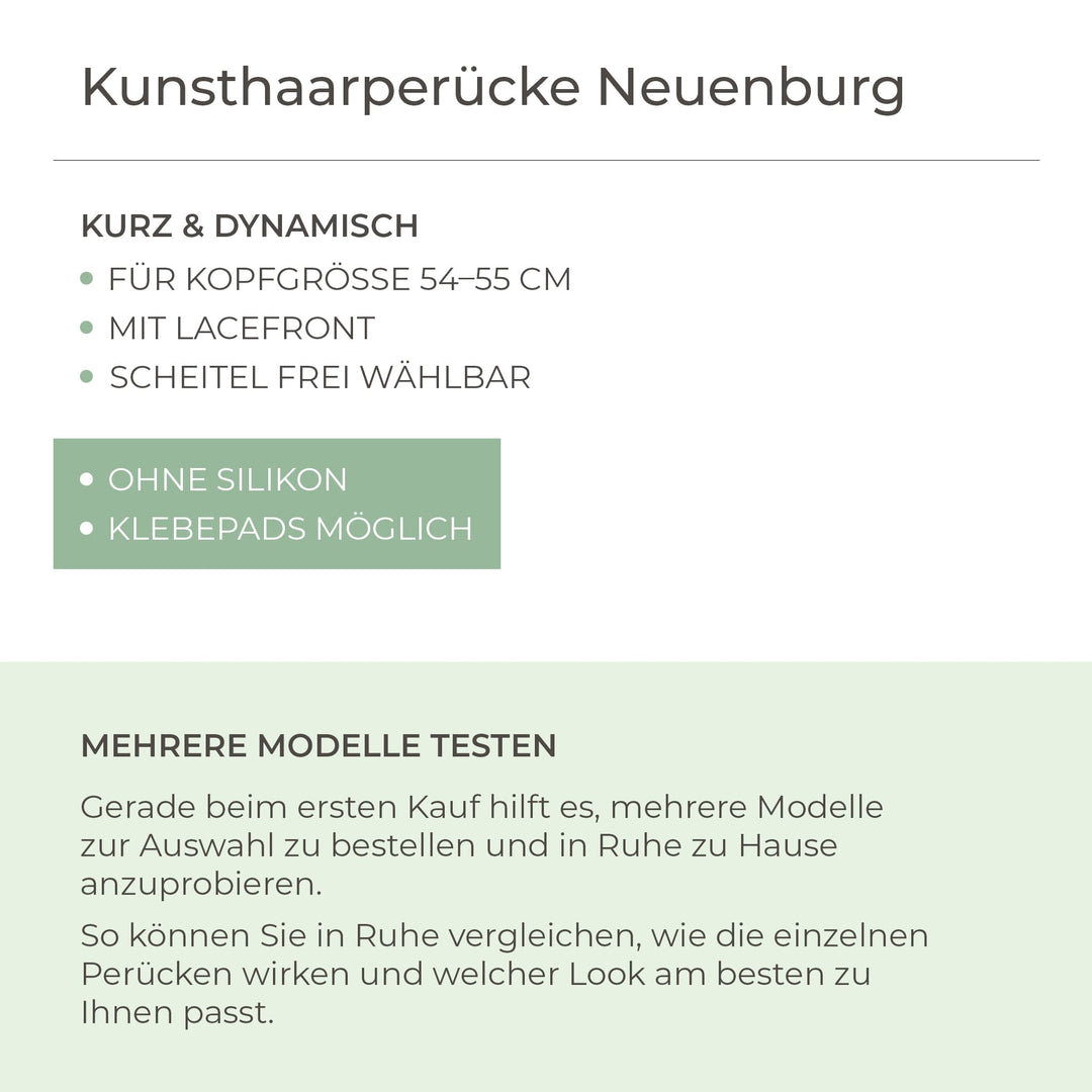 Kunsthaar-Perücke Neuenburg - Hellblond
