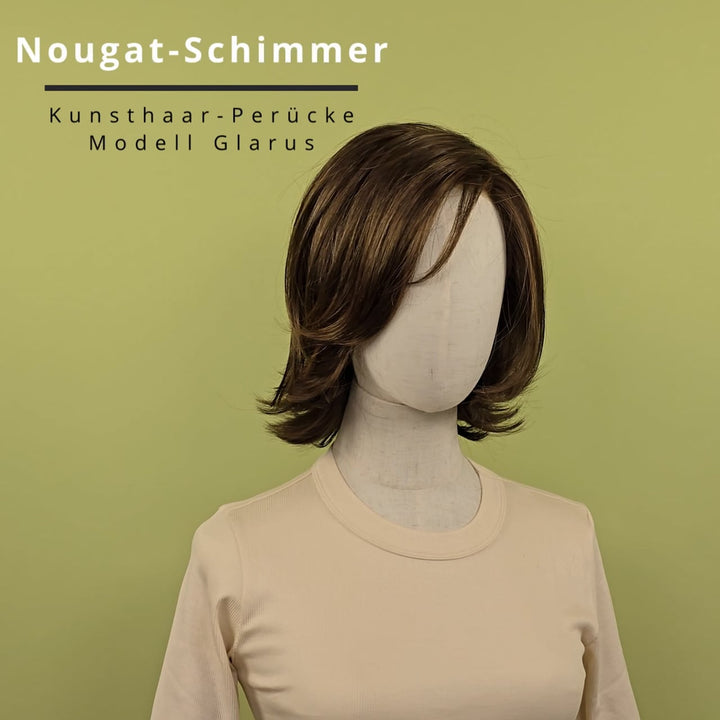 Kunsthaar-Perücke Glarus - Nougatschimmer