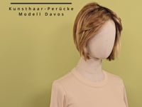 Kunsthaar-Perücke Davos - Mittelblond
