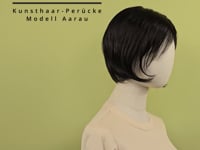 Kunsthaar-Perücke Aarau - Schwarz