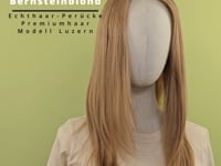 Echthaar-Perücke Luzern - Bernsteinblond