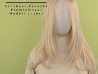 Echthaar-Perücke Luzern - Champagnerblond