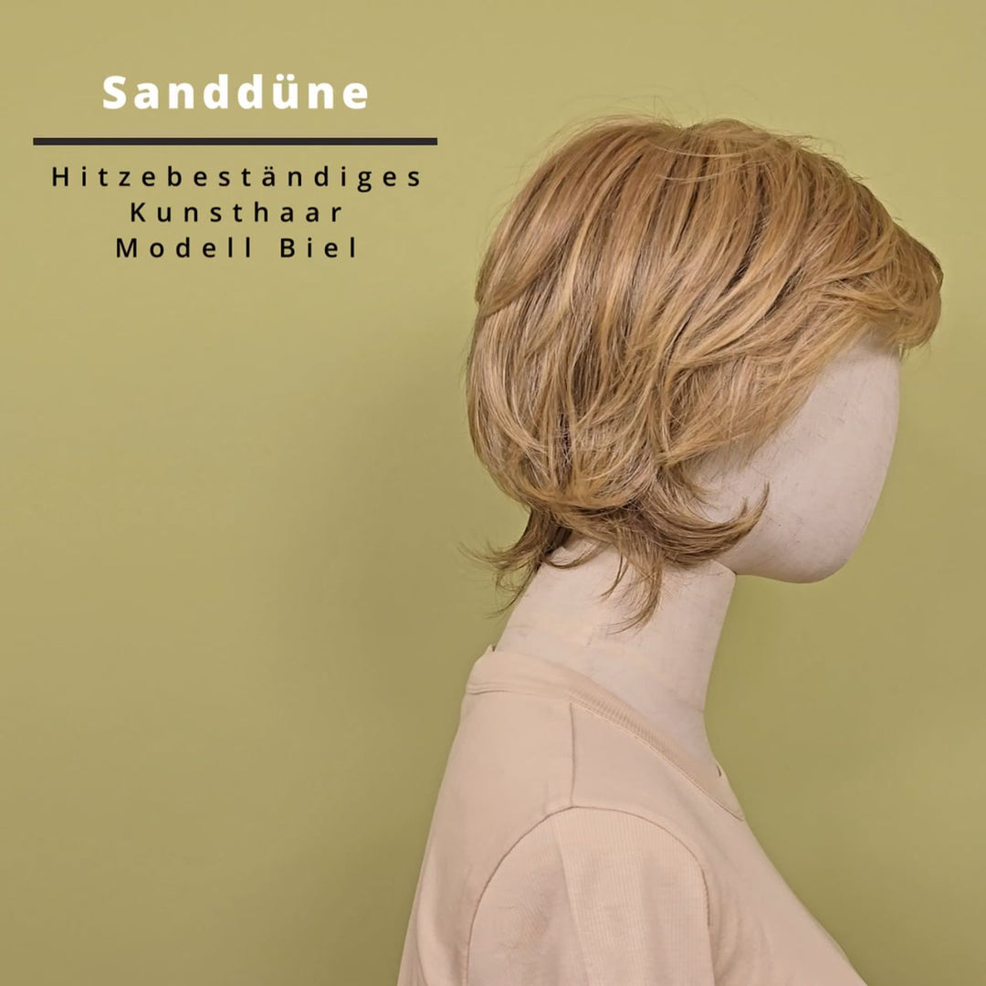Hitzebeständige Kunsthaar-Perücke Biel - Sanddüne