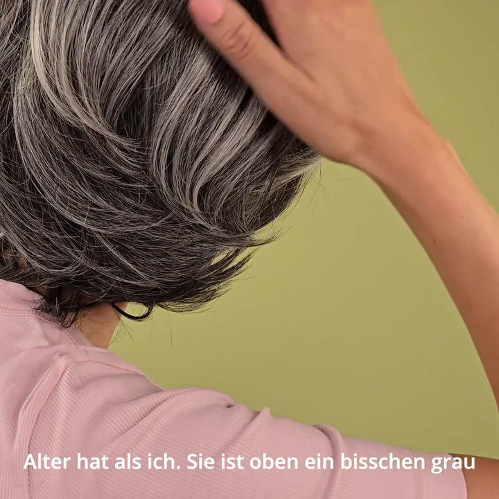 Hitzebeständige Kunsthaar-Perücke Biel - Granit