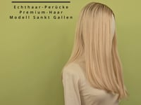 Echthaar-Perücke Sankt Gallen - Champagnerblond