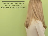 Echthaar-Perücke Sankt Gallen - Dinkelblond