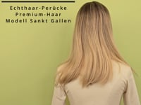 Echthaar-Perücke Sankt Gallen - Toffeeblond