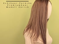Echthaar-Perücke Zürich - Aschbraun
