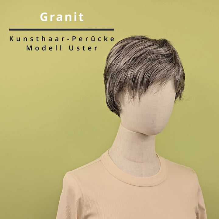 Kunsthaar-Perücke Uster - Granit