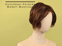 Kunsthaar-Perücke Montreux - Kastanienbraun