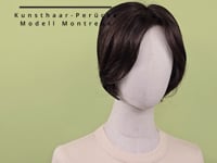 Kunsthaar-Perücke Montreux - Zartbitterschwarz