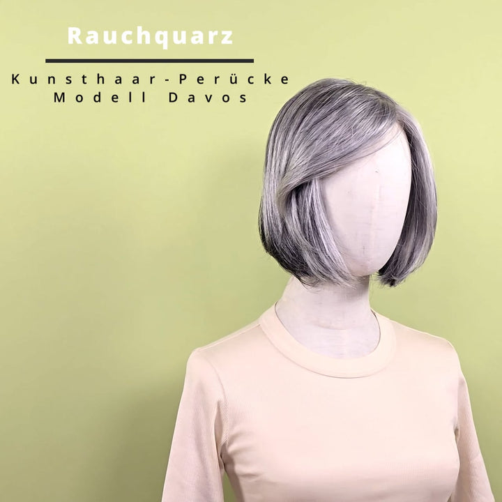 Kunsthaar-Perücke Davos - Rauchquarz