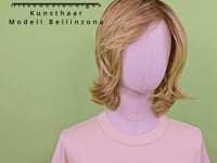 Hitzebeständige Kunsthaar-Perücke Bellinzona - Milchkaffee