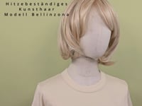 Hitzebeständige Kunsthaar-Perücke Bellinzona - Hellblond