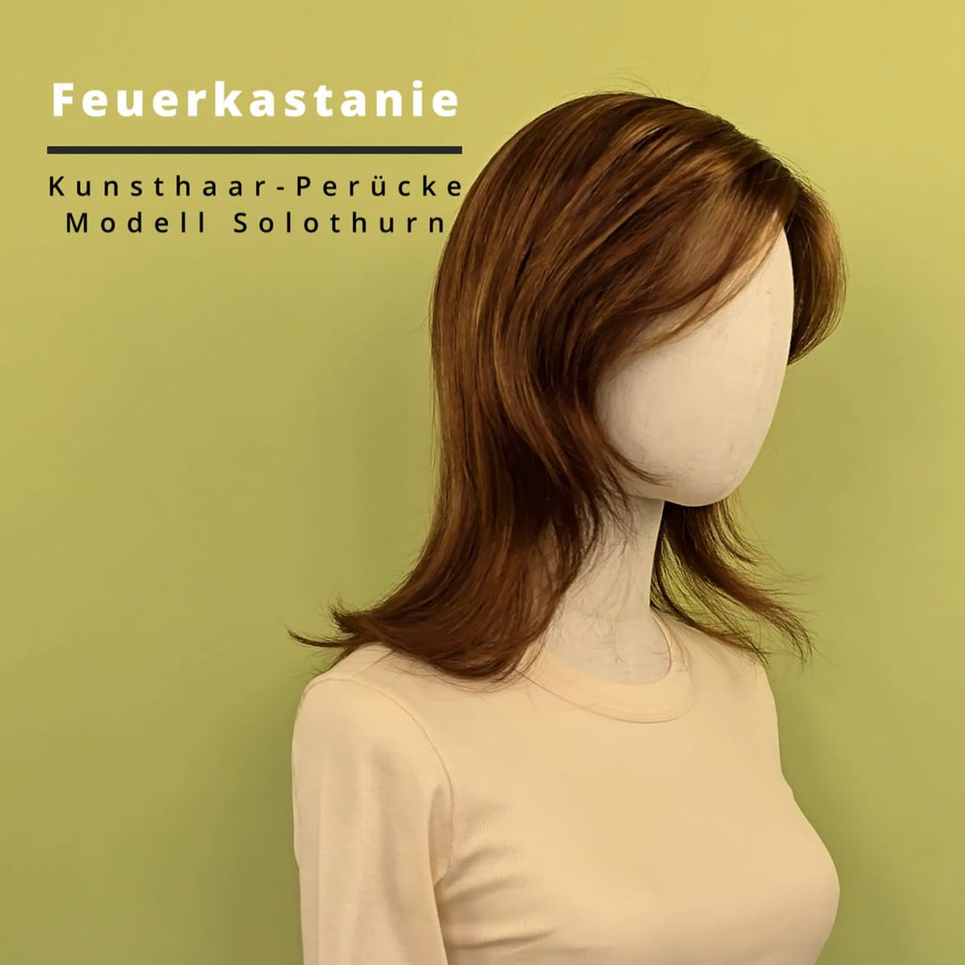 Kunsthaar-Perücke Solothurn - Feuerkastanie