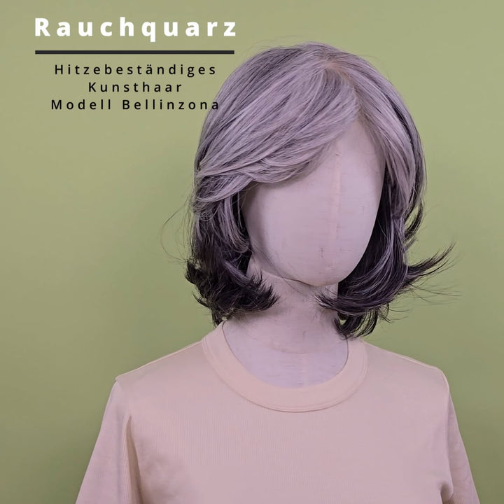 Hitzebeständige Kunsthaar-Perücke Bellinzona - Rauchquarz