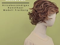 Hitzebeständige Kunsthaar-Perücke Freiburg - Aschbraun