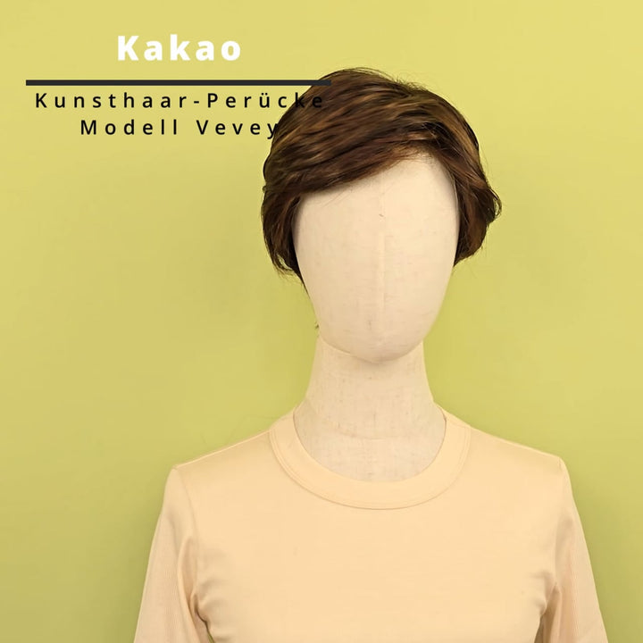 Kunsthaar-Perücke Vevey - Kakao