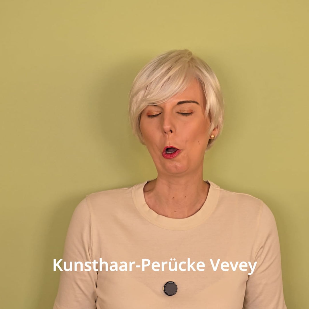 Kunsthaar-Perücke Vevey - Platin