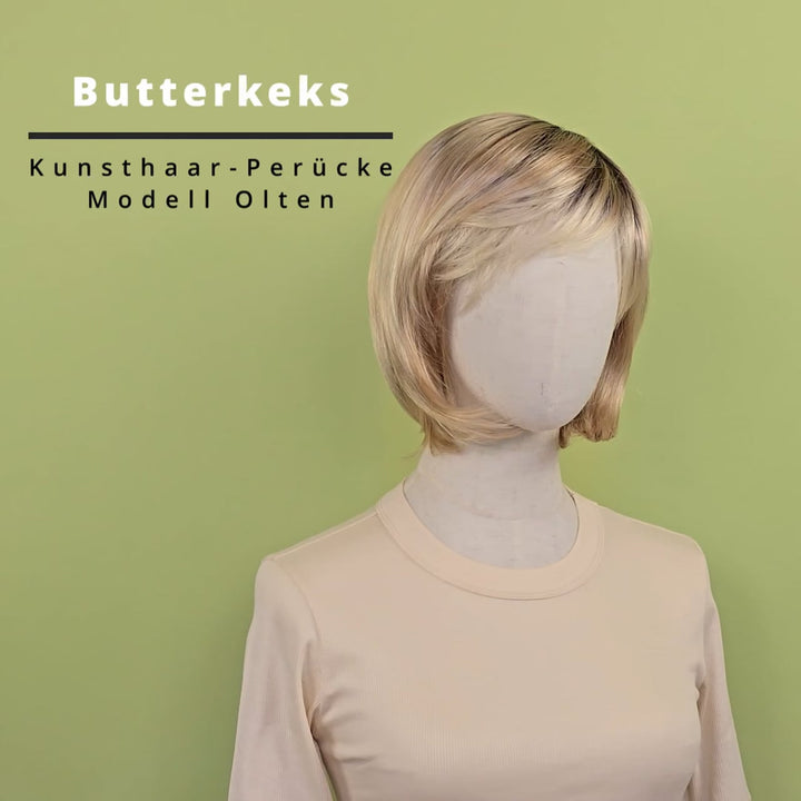 Kunsthaar-Perücke Olten - Butterkeks