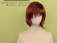 Kunsthaar-Perücke Olten - Feuerrot