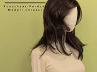 Kunsthaar-Perücke Chiasso - Tiefbraun