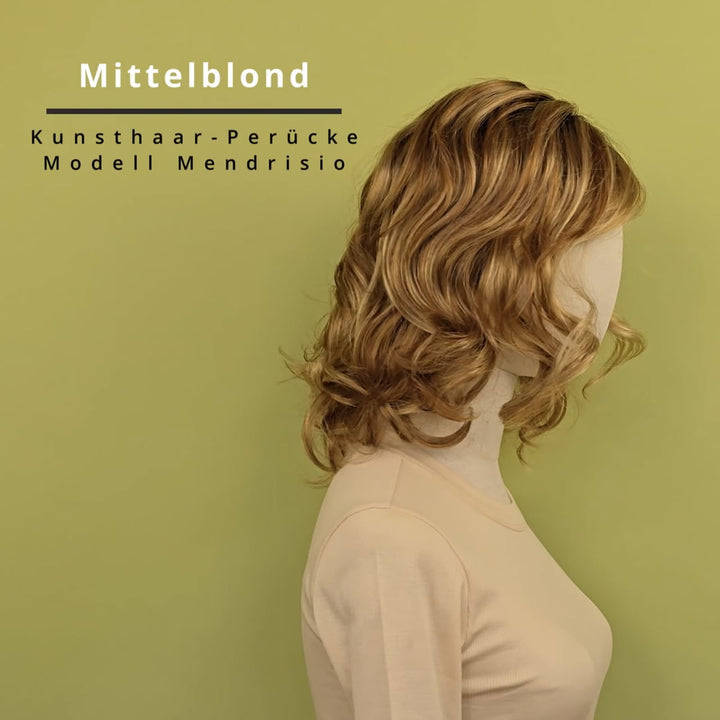 Kunsthaar-Perücke Mendrisio - Mittelblond