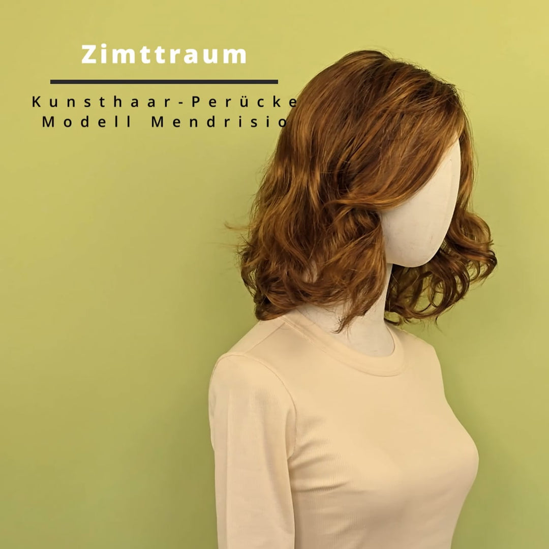 Kunsthaar-Perücke Mendrisio - Zimttraum