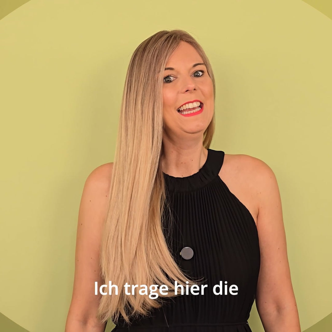 Echthaar-Perücke Lugano - Toffeeblond
