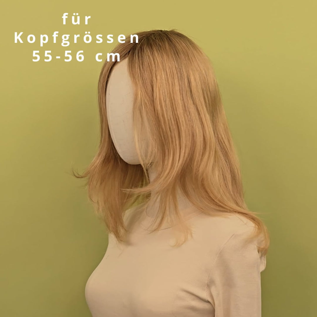 Echthaar-Perücke Sion - Gerstenblond