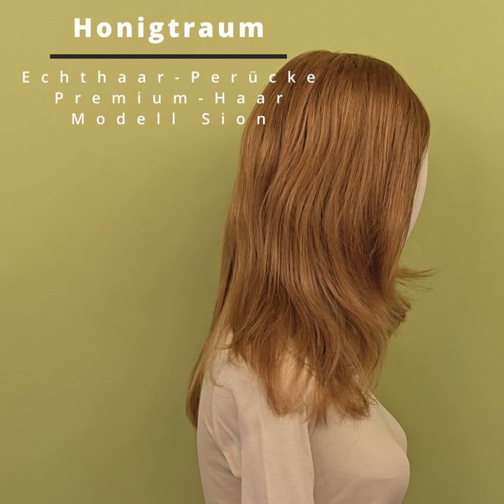 Echthaar-Perücke Sion - Honigtraum