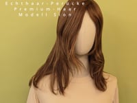 Echthaar-Perücke Sion - Mandelbraun