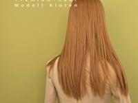 Echthaar-Perücke Kloten - Erdbeerblond